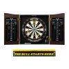 Viper Vault Cabinet with Shot King Sisal Dartboard & "The Bull Starts Here" Throw Line Marker