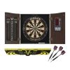 Viper Vault Deluxe Dartboard Cabinet with Built-In Pro Score, Dead-On Dartboard, Edge Throw Line and Mariah Darts