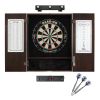 Viper Dead On Sisal Dartboard, Metropolitan Espresso Cabinet, Shadow Buster Dartboard Lights & Throw Line Light Marker