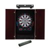 Viper 777 Electronic Dartboard, Metropolitan Mahogany Cabinet, Dart Mat & Shadow Buster Dartboard Light