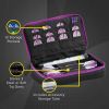 Casemaster Plazma Dart Case with Amethyst Zipper