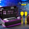 Casemaster Plazma Pro Dart Case with Amethyst Zipper and Phone Pocket