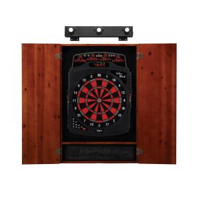 Viper Solar Blast Electronic Dartboard, Metropolitan Cinnamon Cabinet & Shadow Buster Dartboard Light Bundle