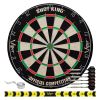 Viper Shot King Sisal Dartboard & Metropolitan Cinnamon Cabinet