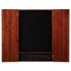 Viper Metropolitan Cinnamon Soft Tip Dartboard Cabinet and Viper 797 Electronic Dartboard