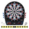 Viper 777 Electronic Dartboard, Metropolitan Mahogany Cabinet, "The Bull Starts Here" Throw Line Marker & Shadow Buster Dartboard Lights