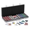 Fat Cat Texas Hold'em Table & Bling Chip Set