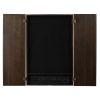 Viper Metropolitan Espresso Soft Tip Dartboard Cabinet, Viper 797 Electronic Dartboard, and Viper Dart Laser Line
