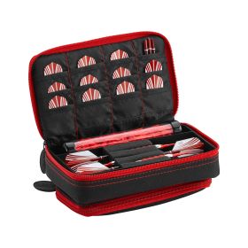 Casemaster Plazma Plus Dart Case with Ruby Zipper and Phone Pocket