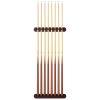 Viper Traditional Mahogany 8 Cue Wall Cue Rack