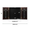 Viper Stadium Cabinet with Shot King Sisal Dartboard, Steel Tip Accessories Kit & "The Bull Starts Here" Throw Line Marker