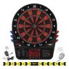 Viper 800 Electronic Dartboard, Metropolitan Cinnamon Cabinet, Throw Line Light & Shadow Buster Dartboard Light Bundle