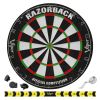 Viper Razorback Sisal Dartboard, Hudson Cabinet, Mariah Steel Tip Darts & Shadow Buster Dartboard Light Bundle