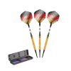 Elkadart Titanium 90% Tungsten Soft Tip Darts Gold Titanium Coating Ringed Barrel