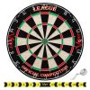 Viper League Sisal Dartboard, Hudson Cabinet, Mariah Steel Tip Darts & Shadow Buster Dartboard Light Bundle