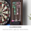 Viper Vault Deluxe Dartboard Cabinet with Shot King Sisal Dartboard and Illumiscore Scoreboard