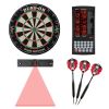 Viper Dead-On Bristle Dartboard, Viper ProScore, Viper Mariah Steel Tip Darts, and Throw Line Light