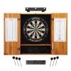 Viper Shot King Sisal Dartboard, Metropolitan Oak Cabinet, Shadow Buster Dartboard Lights & Throw Line Light Marker
