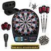 Viper 787 Electronic Dartboard, Pitbull Soft Tip Darts, 50ct Dart Tips, "The Bull Starts Here" Throw Line Marker & Tip Remover Tool