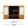 Viper Shot King Sisal Dartboard, Metropolitan Oak Cabinet & Shadow Buster Dartboard Lights