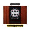 Viper Showdown Electronic Dartboard, Metropolitan Cinnamon Cabinet, Throw Line Marker & Shadow Buster Dartboard Light Bundle