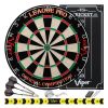 Viper League Pro Sisal Dartboard Starter Kit, Throw Line Light, and Viper Wall Defender II
