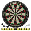 Viper Hudson Dartboard Cabinet, Viper Dead-On Bristle Dartboard, Viper Mariah Steel Tip Darts, and Viper Vinyl Dart Mat