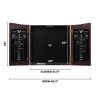 Viper Vault Cabinet with Shot King Sisal Dartboard & "The Bull Starts Here" Throw Line Marker