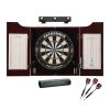 Viper Razorback Sisal Dartboard, Hudson Cabinet, Dart Mat, Mariah Steel Tip Darts & Shadow Buster Dartboard Light Bundle
