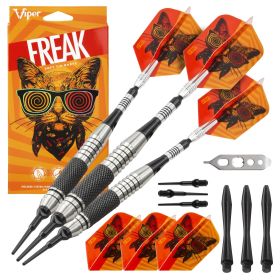 Viper The Freak Soft Tip Darts Knurled and Grooved Barrel