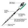 Viper Element 90% Tungsten Soft Tip Darts Grooved Barrel