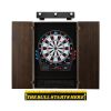 Viper Showdown Electronic Dartboard, Metropolitan Espresso Cabinet, Throw Line Marker & Shadow Buster Dartboard Light Bundle