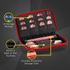 Casemaster Plazma Dart Case with Ruby Zipper