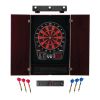 Viper 797 Electronic Dartboard, Metropolitan Mahogany Cabinet, Throw Line Light Marker & Shadow Buster Dartboard Lights
