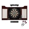 Viper Dead On Sisal Dartboard, Hudson Cabinet, Throw Line Light, Mariah Steel Tip Darts & Shadow Buster Dartboard Light Bundle