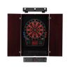 Viper 800 Electronic Dartboard, Metropolitan Mahogany Cabinet, Throw Line Light & Shadow Buster Dartboard Light Bundle