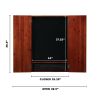Viper 777 Electronic Dartboard, Metropolitan Cinnamon Cabinet & Shadow Buster Dartboard Light Bundle