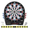 Viper Showdown Electronic Dartboard, Metropolitan Mahogany Cabinet, Throw Line Light Marker & Shadow Buster Dartboard Lights
