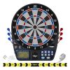 Viper 787 Electronic Dartboard, Metropolitan Mahogany Cabinet, "The Bull Starts Here" Throw Line Marker & Shadow Buster Dartboard Lights