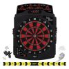 Viper Solar Blast Electronic Dartboard, Metropolitan Mahogany Cabinet, Dart Mat & Shadow Buster Dartboard Light Bundle