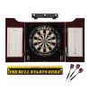 Viper Dead On Sisal Dartboard, Hudson Cabinet, Throw Line Marker, Mariah Steel Tip Darts & Shadow Buster Dartboard Light Bundle