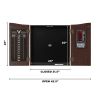 Viper Vault Cabinet Deluxe Set with Built-In Pro Score and Included Shot King Dartboard