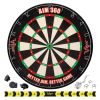 Viper Vault Deluxe Dartboard Cabinet with Built-In Pro Score, AIM 360 Dartboard, Throw Line Light, and Shadow Buster Light