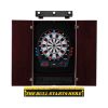 Viper 777 Electronic Dartboard, Metropolitan Mahogany Cabinet, "The Bull Starts Here" Throw Line Marker & Shadow Buster Dartboard Lights