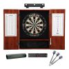 Viper Dead On Sisal Dartboard, Metropolitan Cinnamon Cabinet, Shadow Buster Dartboard Lights & Padded Dart Mat