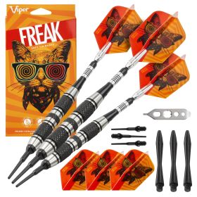 Viper The Freak Soft Tip Darts 3 Knurled Rings Barrel