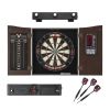 Viper Vault Deluxe Dartboard Cabinet with Built-In Pro Score, AIM 360 Dartboard, Throw Line Light, and Shadow Buster Light
