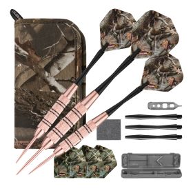Fat Cat Realtree Hardwoods HD Steel Tip Darts and Casemaster Realtree Hardwoods Deluxe Camouflage Dart Case