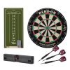 Viper Dead-On Bristle Dartboard, Viper Small Cricket Chalk Scoreboard, Throw Line Light, and Viper Mariah Steel Tip Darts