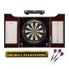 Viper Razorback Sisal Dartboard, Hudson Cabinet, Throw Line Marker, Mariah Steel Tip Darts & Shadow Buster Dartboard Light Bundle